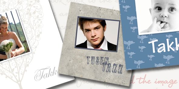 Tid for invitasjoner og takkekort?
