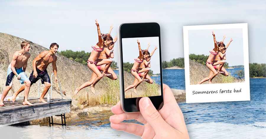 Sikker bildelagring med mobilapp