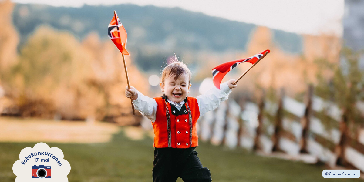Gjør favorittøyeblikket fra 17. mai til en sjanse til å vinne ett av fem fotoknudsen-gavekort til en verdi av 2 000 kr.