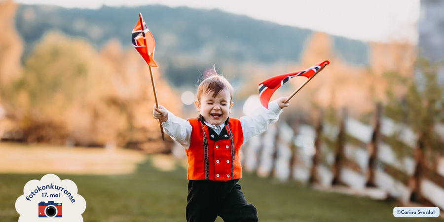 Gjør favorittøyeblikket fra 17. mai til en sjanse til å vinne ett av fem fotoknudsen-gavekort til en verdi av 2 000 kr.