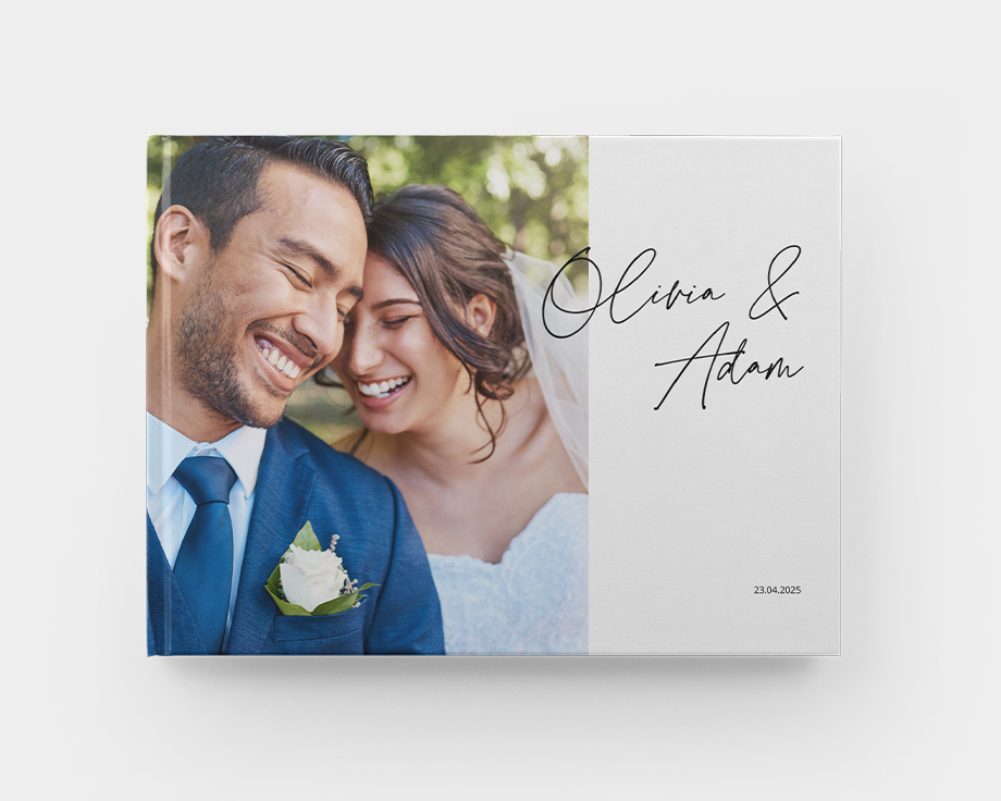 Fotobok liggende L med hardt omslag