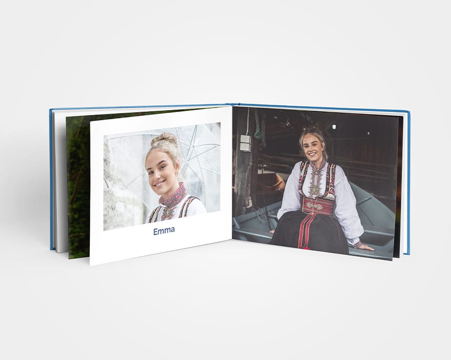 layflat-innbinding til fotoboken