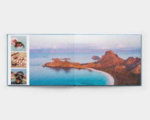 Fotobok med sider i landskapsformat og Layflat-innbinding