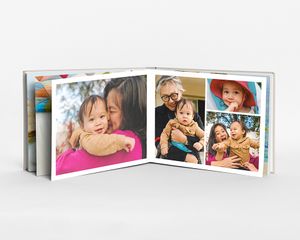 Fotobok liggende M med hardt omslag