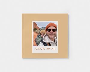 Medium mykt omslag kvadratisk fotobok