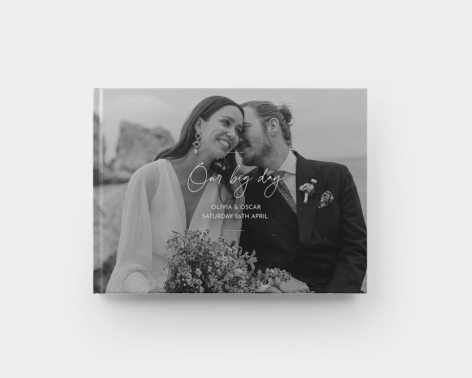 Fotobok liggende M med hardt omslag