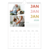 Fotokalender A4 (20 x 30 cm) — Fargerike fonter [Januar]
