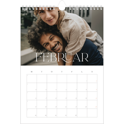 Fotokalender A4 (20 x 30 cm) — Store bilder [Februar]