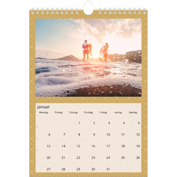 Fotokalender A4 — Geometrisk