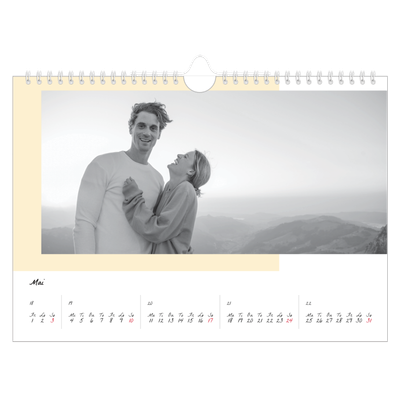 Fotokalender A4 — Fargerike rammer [kalender-forside]