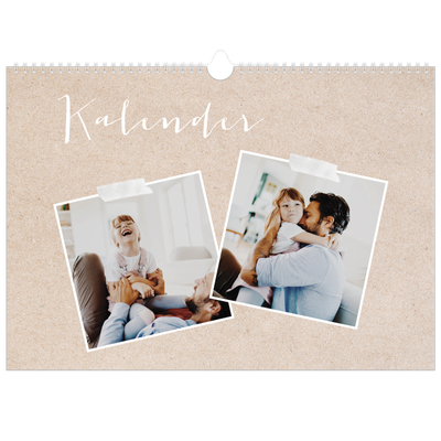 Fotokalender A3 — Scrapbook kalender [kalender-forside]