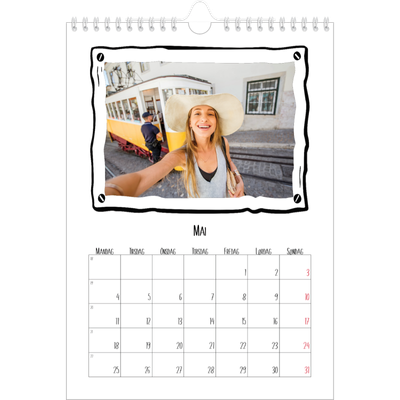 Fotokalender A4 (20 x 30 cm) — Albumøyeblikk [kalender-forside]