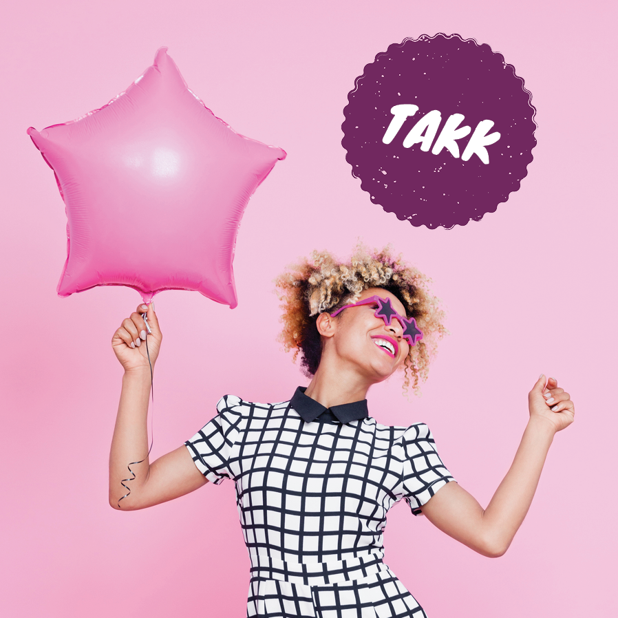 Takkekort — Party shoutouts