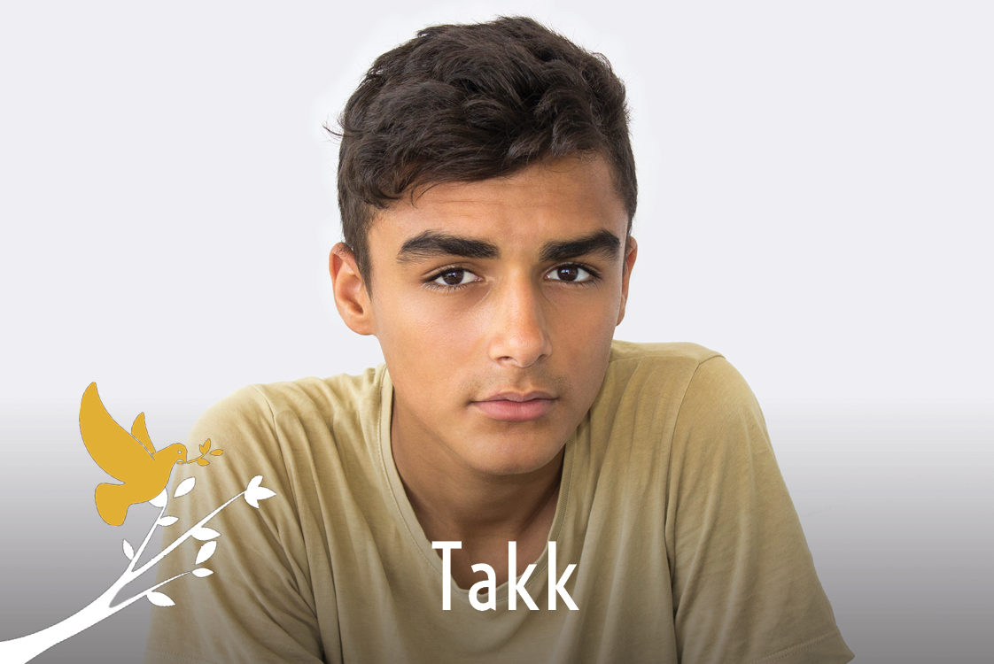 Takkekort — Gul due