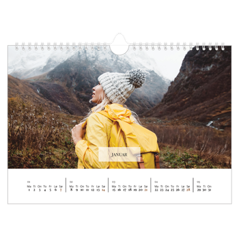 Fotokalender A4 — Klassisk kalender