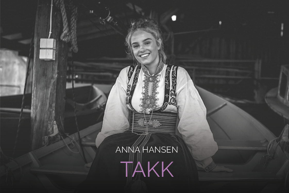 Takkekort — Stilren typografi