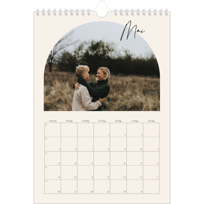 Fotokalender A4 (20 x 30 cm) — Buet bilderamme [kalender-forside]