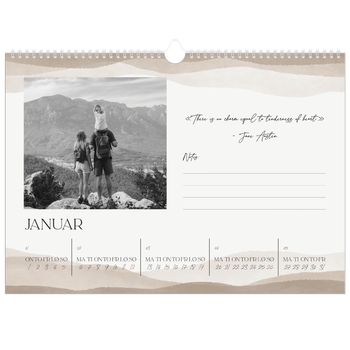 Fotokalender A3 — Velvære-sitater