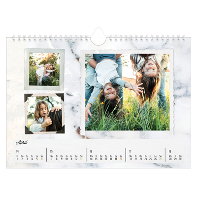 Fotokalender A4 — Vintage [April]