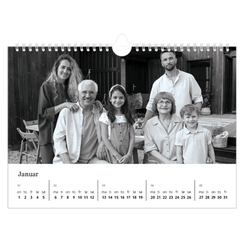 Fotokalender A4 — Bilder i fokus