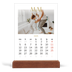 Bordkalender med trestativ - Stående — Gull stor skrift [kalender-forside]