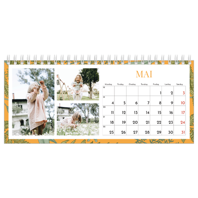 Bordkalendere — Blomstrende bakgrunner [kalender-forside]