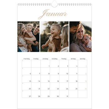 Fotokalender A3 — Elegant kalender