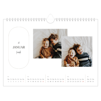 Fotokalender A4 — Planleggeren