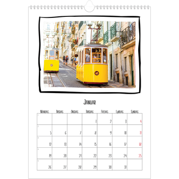 Fotokalender A3 — Albumøyeblikk