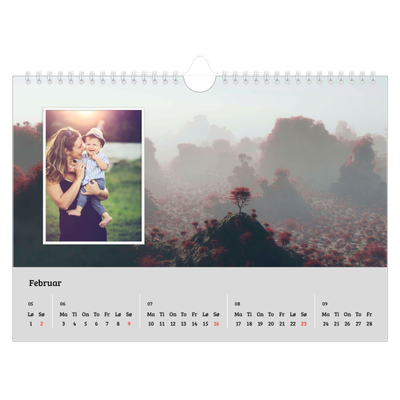Fotokalender A4 — Fire årstider [Februar]