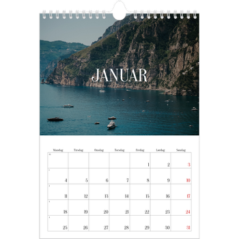 Fotokalender A4 — Endeløs flukt
