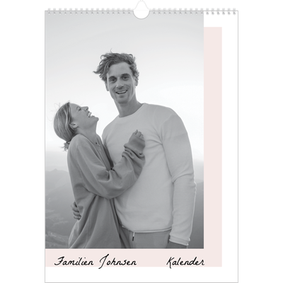 A3 Månedskalender — Fargerike rammer [kalender-forside]