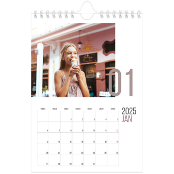 Fotokalender A5 — Tall for måned