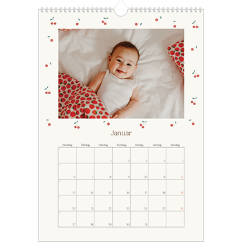 Fotokalender A5 — Kirsebærlykke
