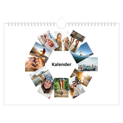 Fotokalender A4 — Bilderutenett [kalender-forside]