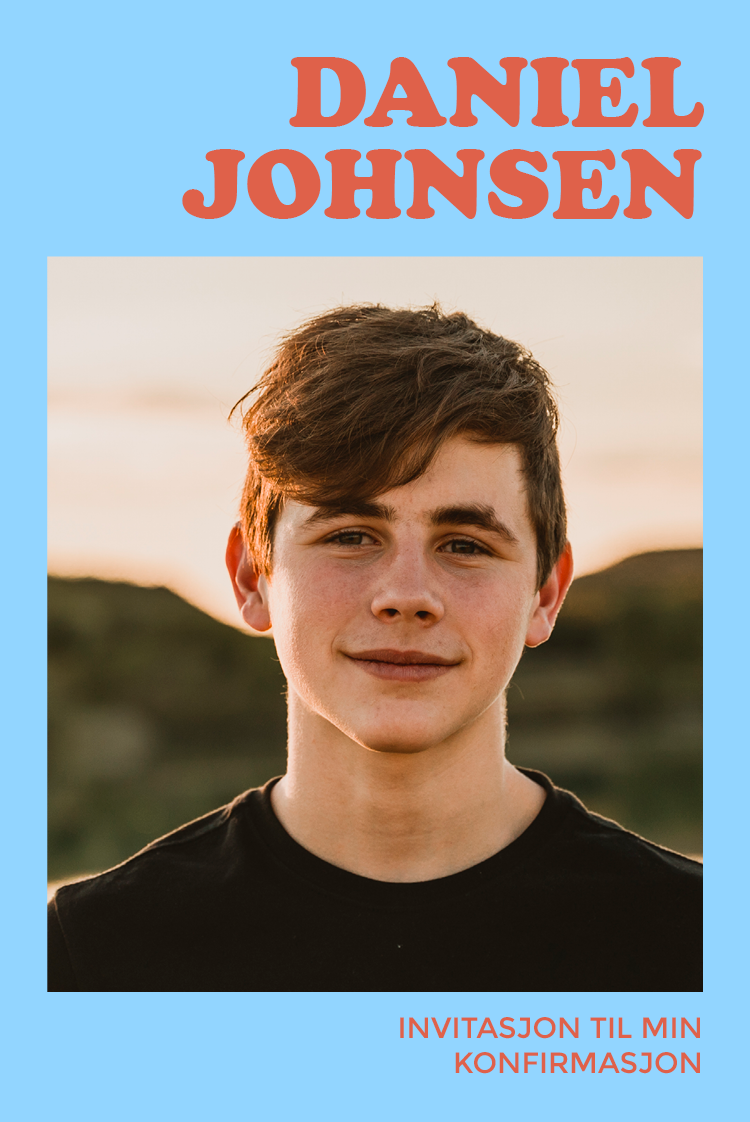 Invitasjoner — Retro konfirmasjon