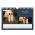 Fotokalender A5 — Skifer & seriffer [Mars]