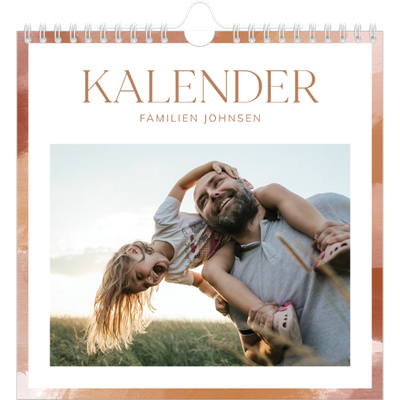 Månedskalender kvadratisk — Penseleffekt [kalender-forside]