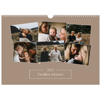 Fotokalender A3 — Våre minner [kalender-forside]