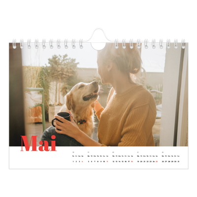 Fotokalender A5 — Et fantastisk år [kalender-forside]