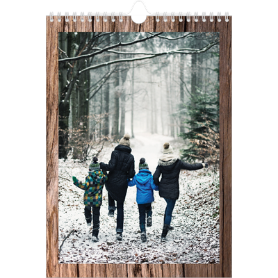 Fotokalender A4 (20 x 30 cm) — Paneler i tre [kalender-forside]