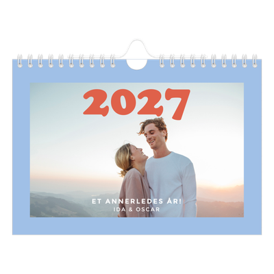 Fotokalender A5 — Retro rammer [kalender-forside]