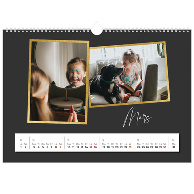 Fotokalender A3 — Gode minner [Mars]