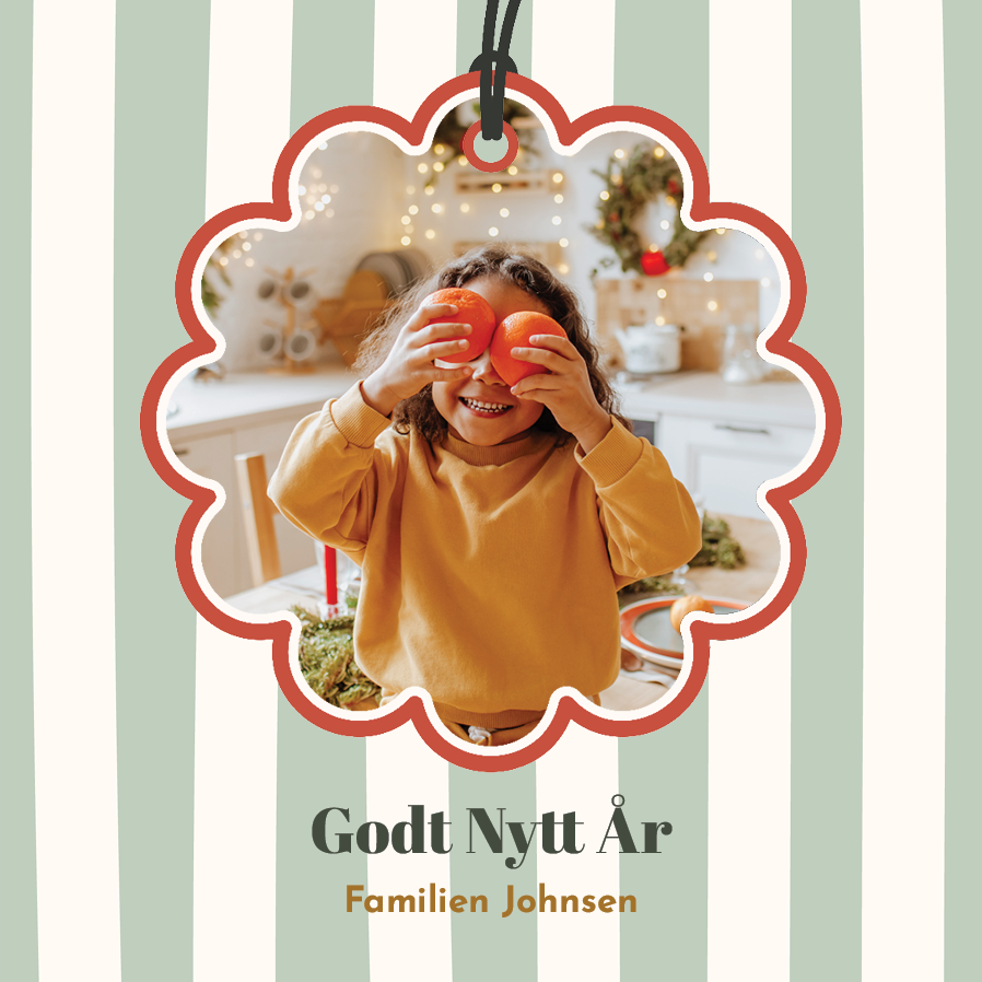 Fotokort — Pastellstriper