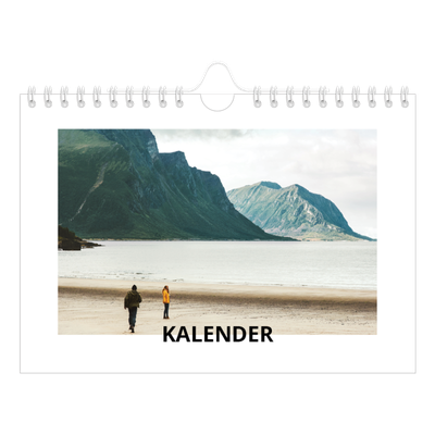 Fotokalender A5 — Hvit kalender [kalender-forside]