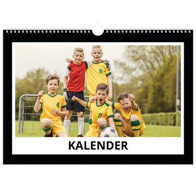 Fotokalender A3 — Svart bakgrunn [kalender-forside]