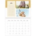Fotokalender A4 dobbel (30 x 40 cm) — Kalender med "To do"-liste [kalender-forside]