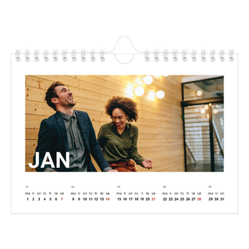 Fotokalender A5 — Stor måned