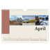Fotokalender A4 — Verdens severdigheter [April]