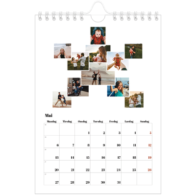 Fotokalender A5 — Collage shapes [kalender-forside]